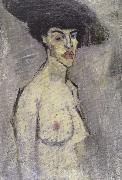 Amedeo Modigliani Nude with a Hat (mk39 china oil painting artist